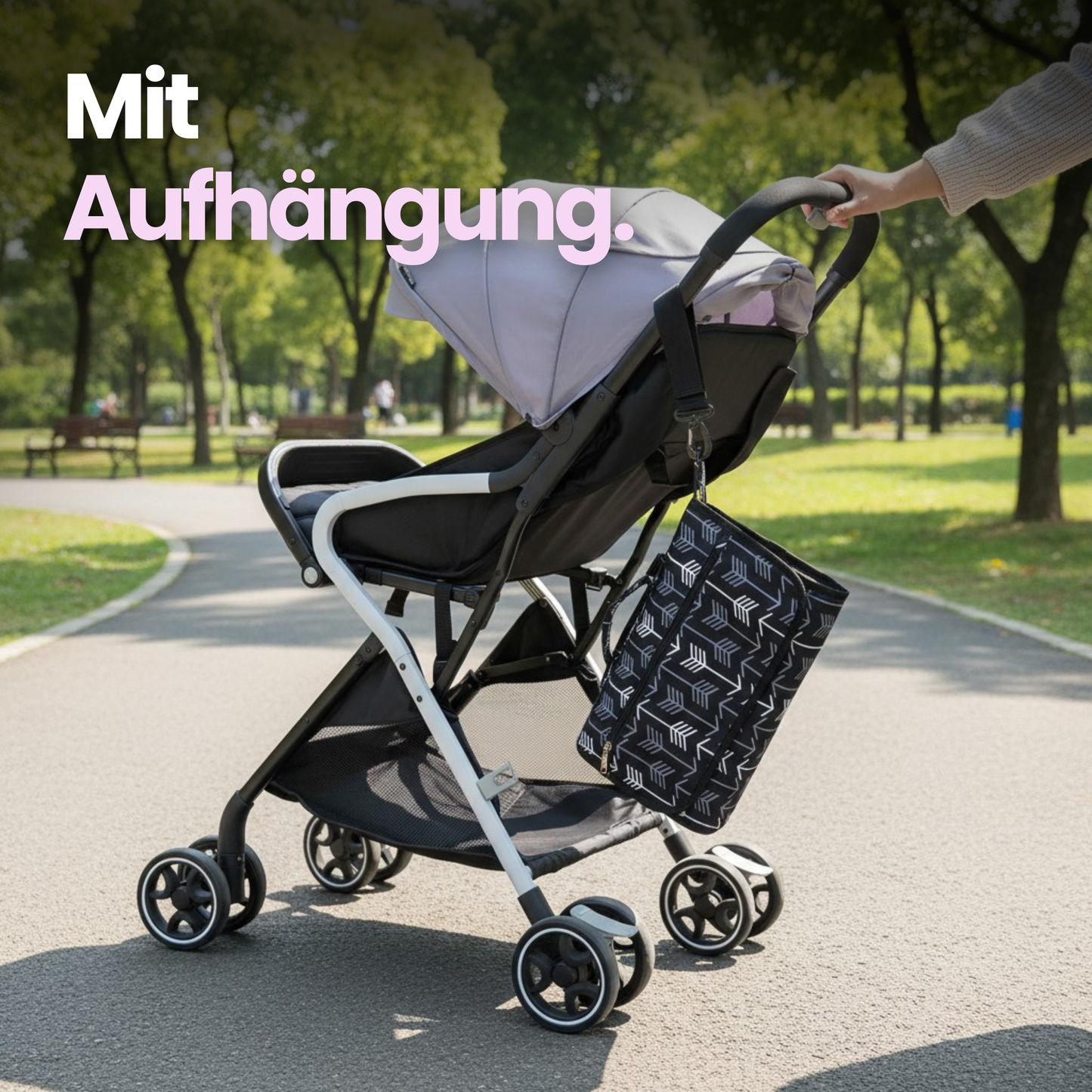 3-in-1 Wickelunterlage für unterwegs – Sauber wickeln, überall