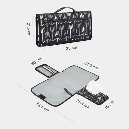 3-in-1 Wickelunterlage für unterwegs – Sauber wickeln, überall