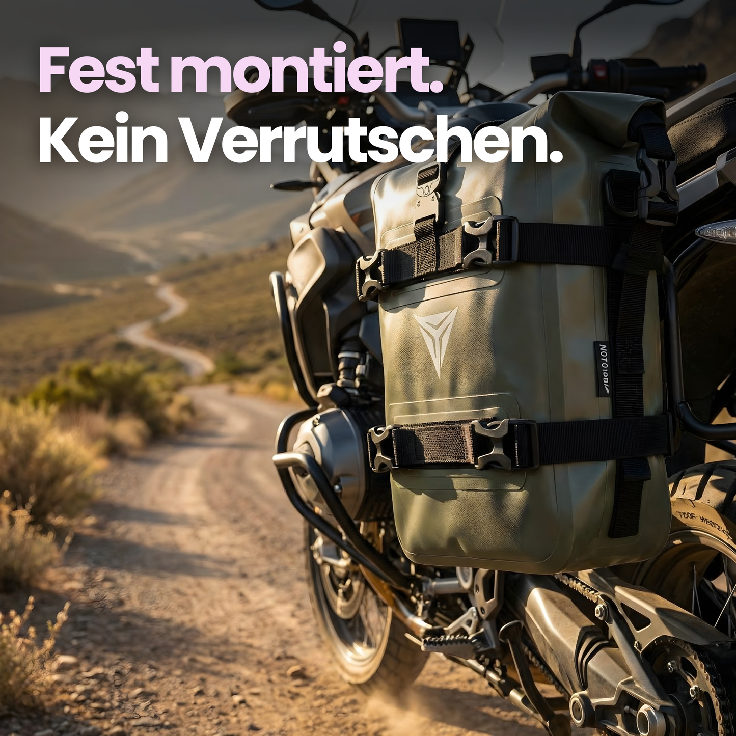 Wasserdichte Motorrad-Rahmentasche – Sicher verstaut bei jedem Wetter
