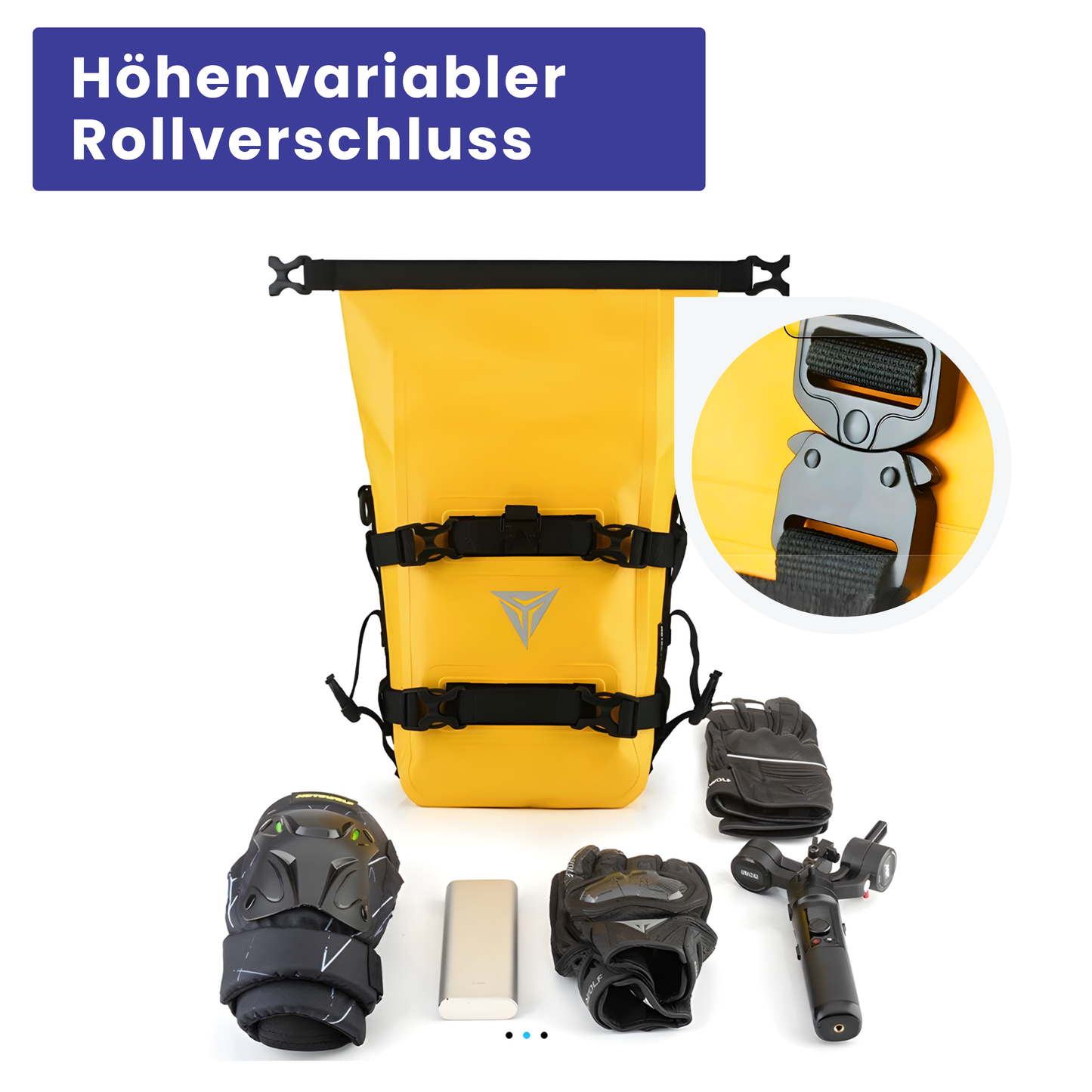 Wasserdichte Motorrad-Rahmentasche – Sicher verstaut bei jedem Wetter
